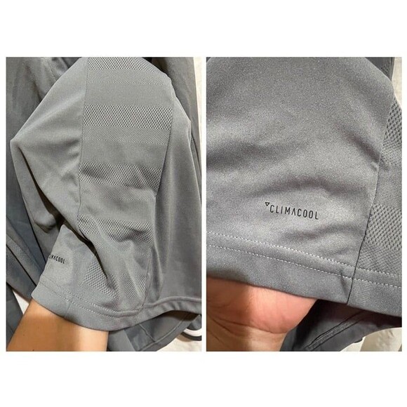 Adidas Mens Track Jacket Gray 1/4 Zip Activewear ASU Arizona State Sun Devils - Picture 7 of 12